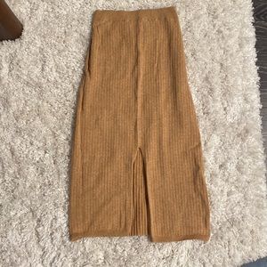 Free People skirt size XS caramel color